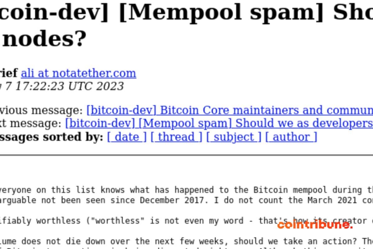 BRC-20 causes two Bitcoin core developers to lose patience