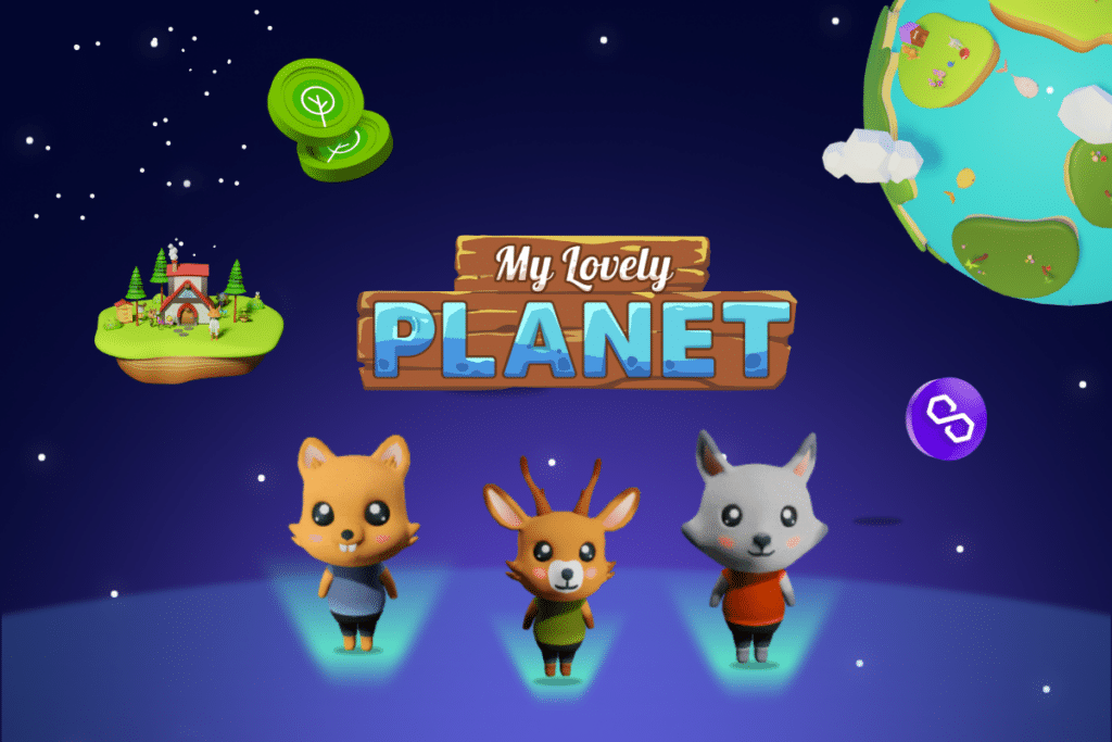 visual my lovely planet a web3 game for the environment