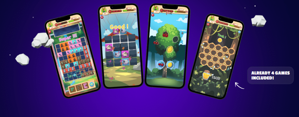 my lovely planet web3 game visuals