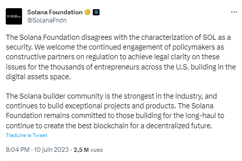 The SEC's list of new financial securities continues to grow.  Cardano, Polygon and Solana decide to react.