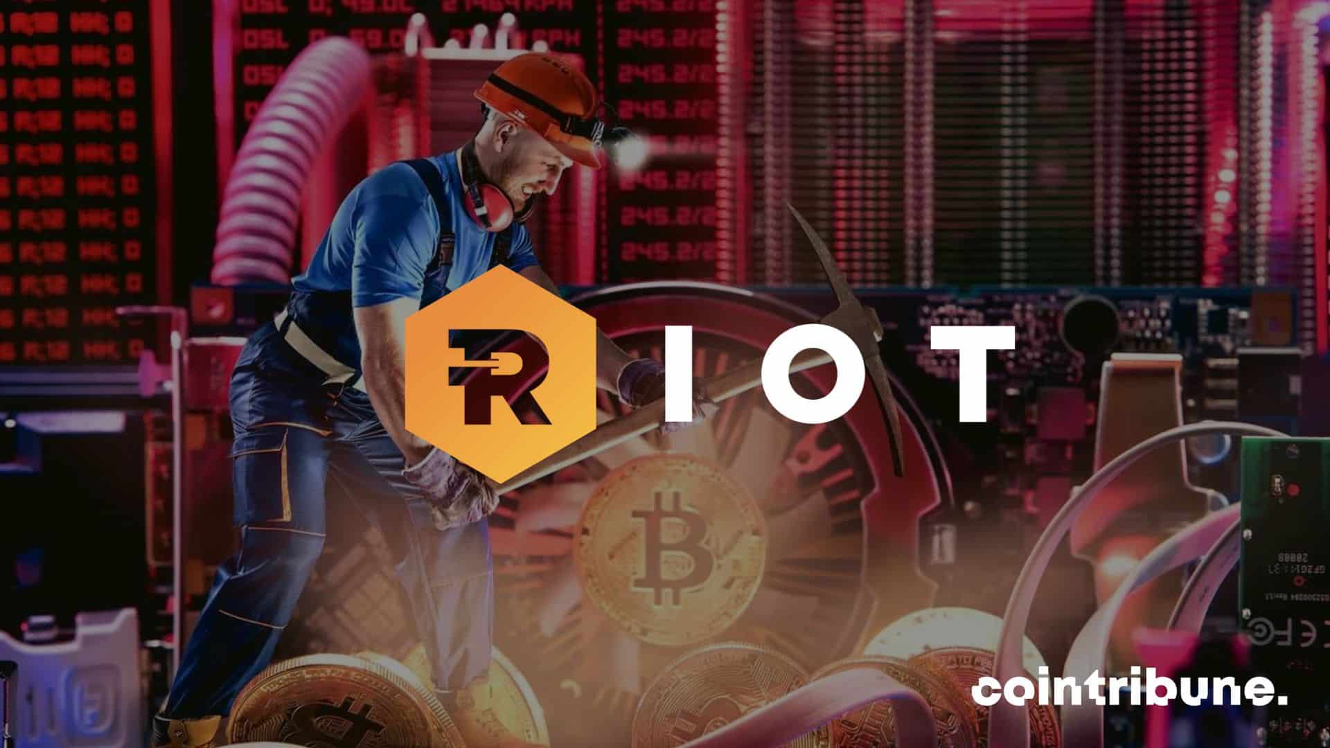 Mining bitcoin (BTC): Riot reduces its average cost to $8,389 per coin!