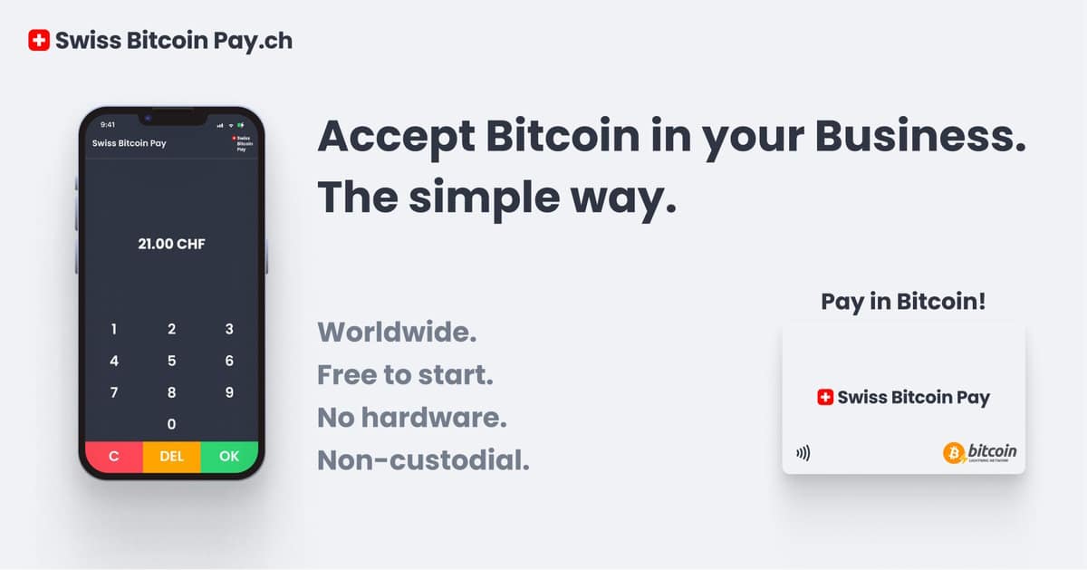 Swiss Bitcoin Pay: Bitcoin Payments at your fingertips!