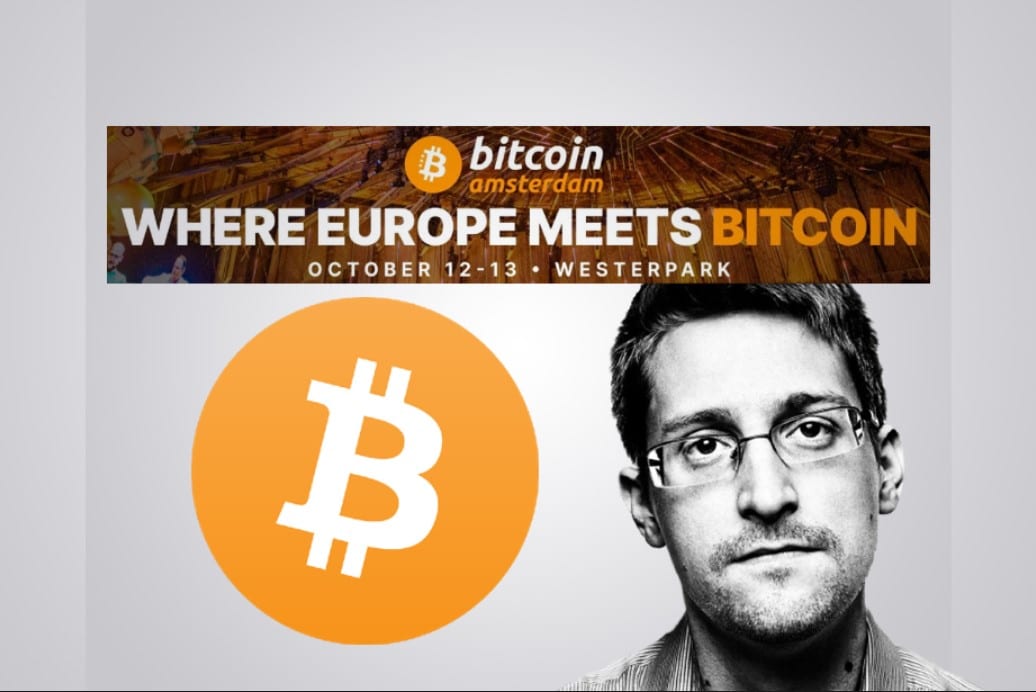 Amsterdam Bitcoin Conference: expert Edward Snowden on display!