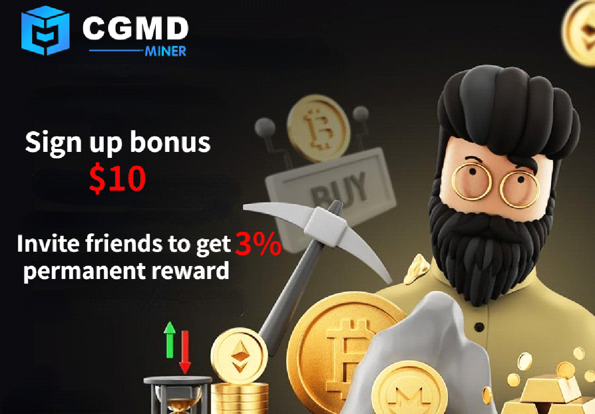 CGMD Miner: Earn cryptos with Cloud Mining
