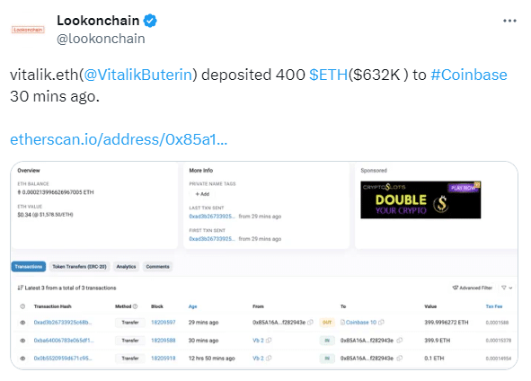 transfer-ETH-Coinbase-Vitalik-Buterin