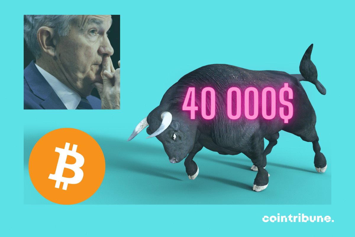 Bitcoin at $40,000: A helping hand from Jerome Powell