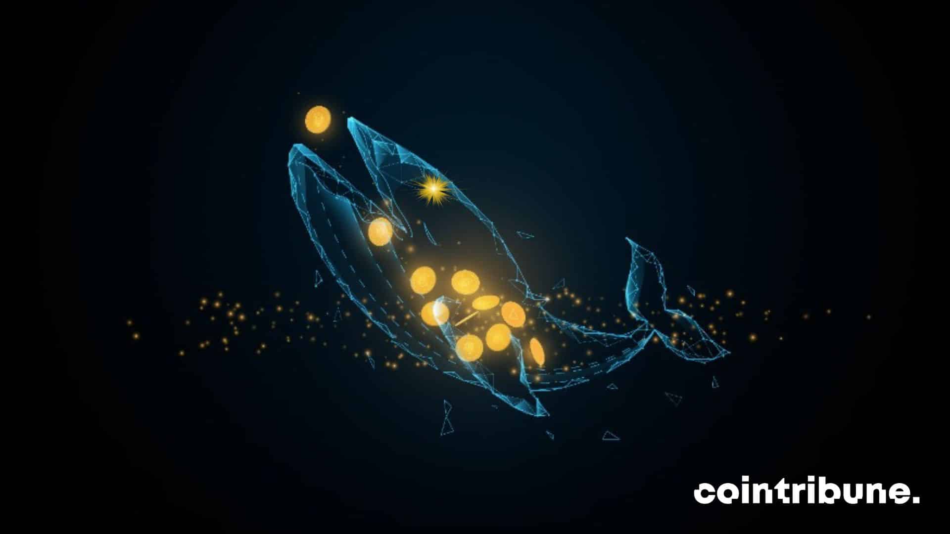 Crypto: Whales influence the price of bitcoin above $45,000!