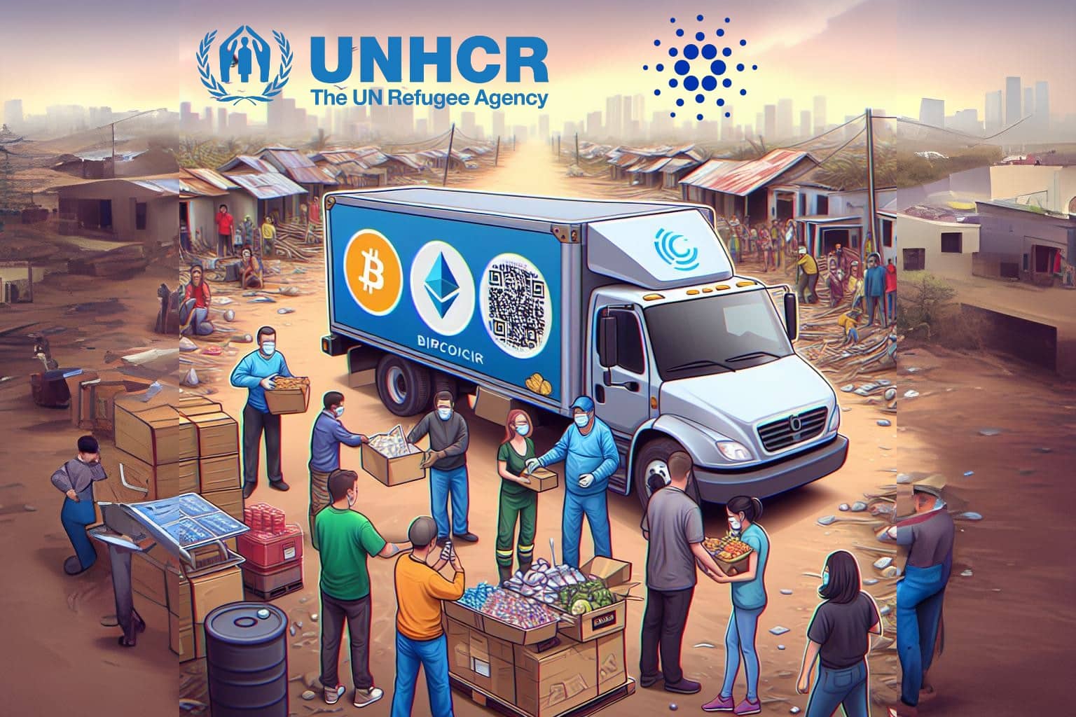Crypto: UNHCR adopts blockchain with Cardano, a humanitarian revolution!