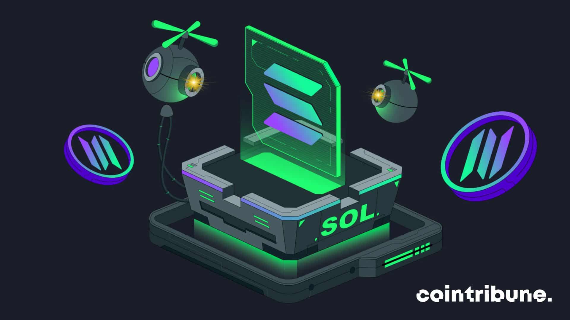 Transfer volume explodes by 335% on Solana!