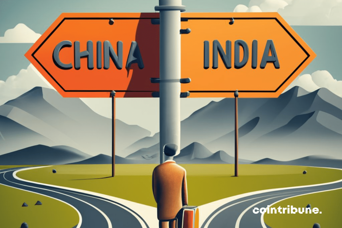 Stock market: Chinese market at half mast, India shines – The match of the economic giants