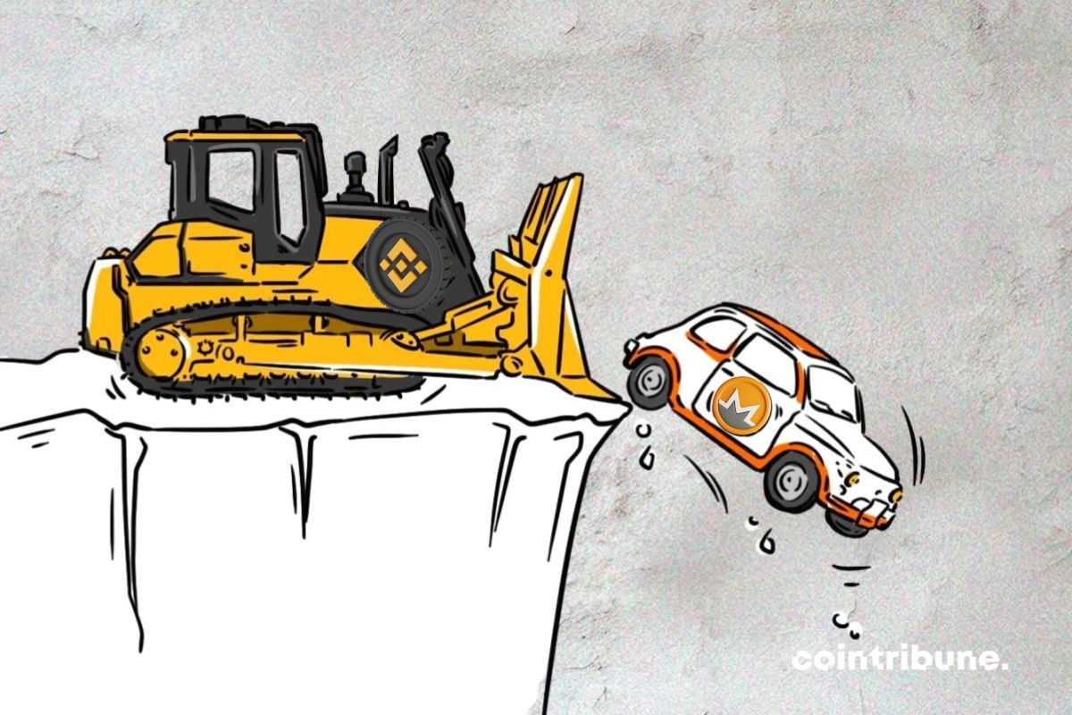 Monero delisted from Binance!  Does crypto scare regulators?