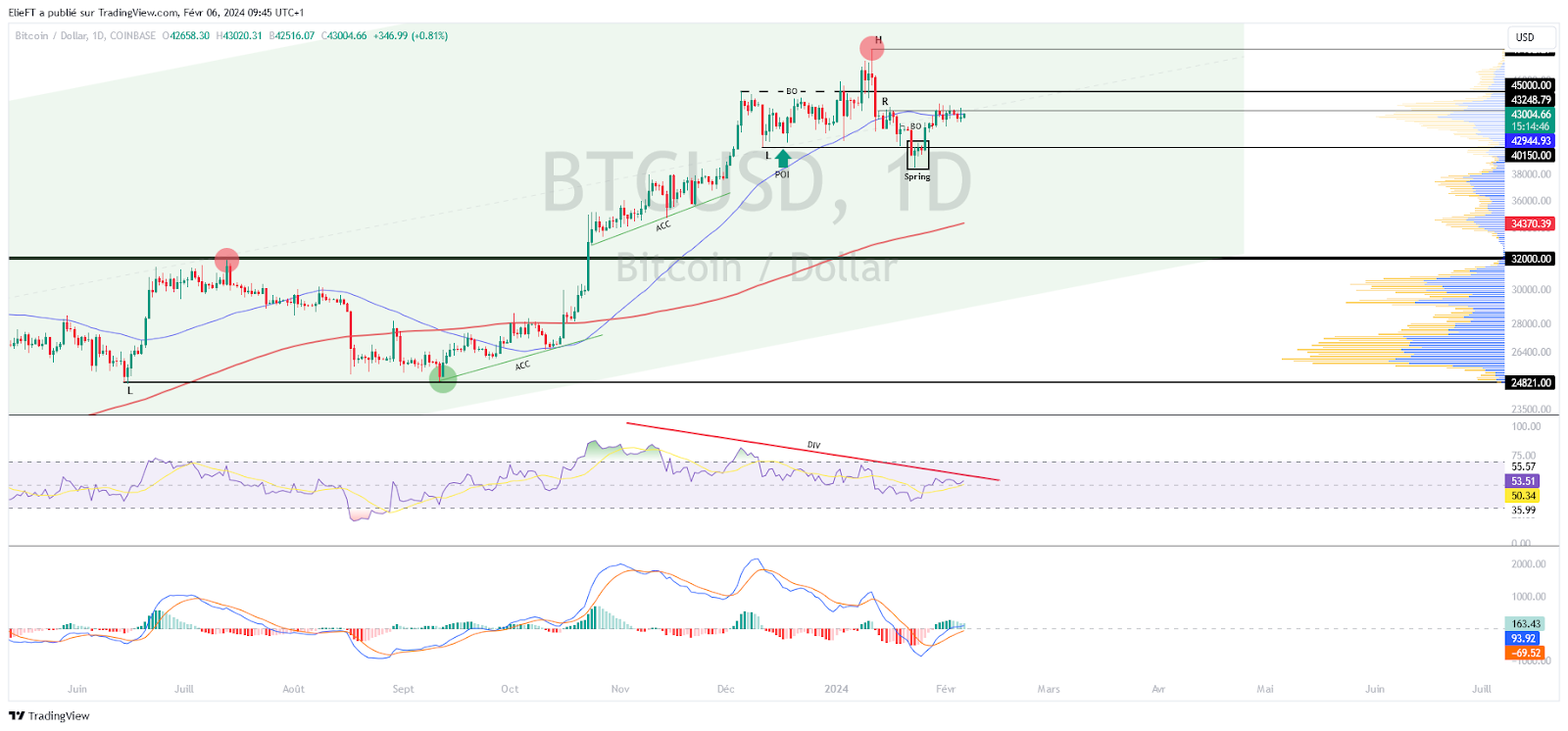 BTCUSD Daily Chart