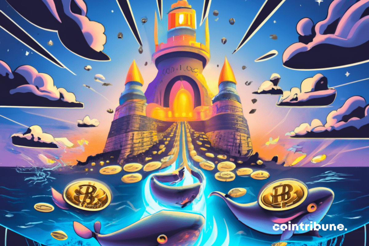 The big gap of bitcoin whales: More than 21,400 BTC withdrawn in one week