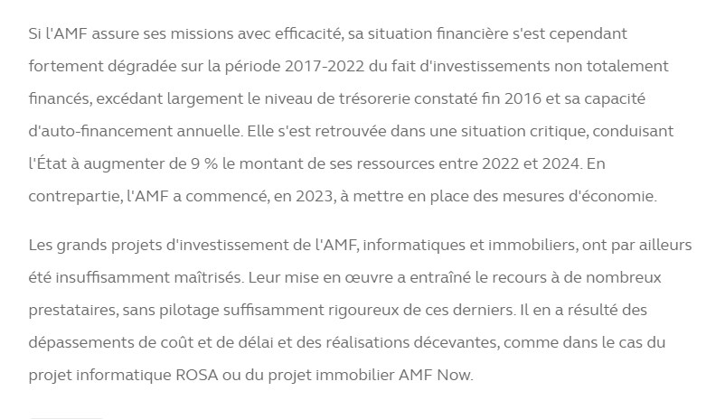 Damning report: the AMF in turmoil for its financial abuses, singled out by the Court of Auditors.