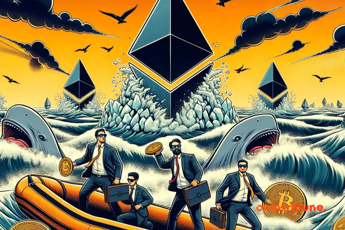 Ethereum is experiencing its dark hours: Whales are withdrawing their profits in cascades!