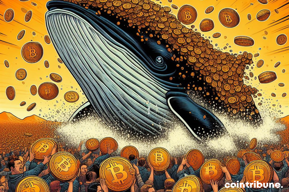 Whale rush on Bitcoin: 47,000 BTC accumulated in 24 hours