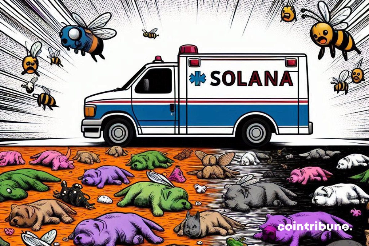 Crypto: Memecoin hemorrhage on Solana continues to worsen