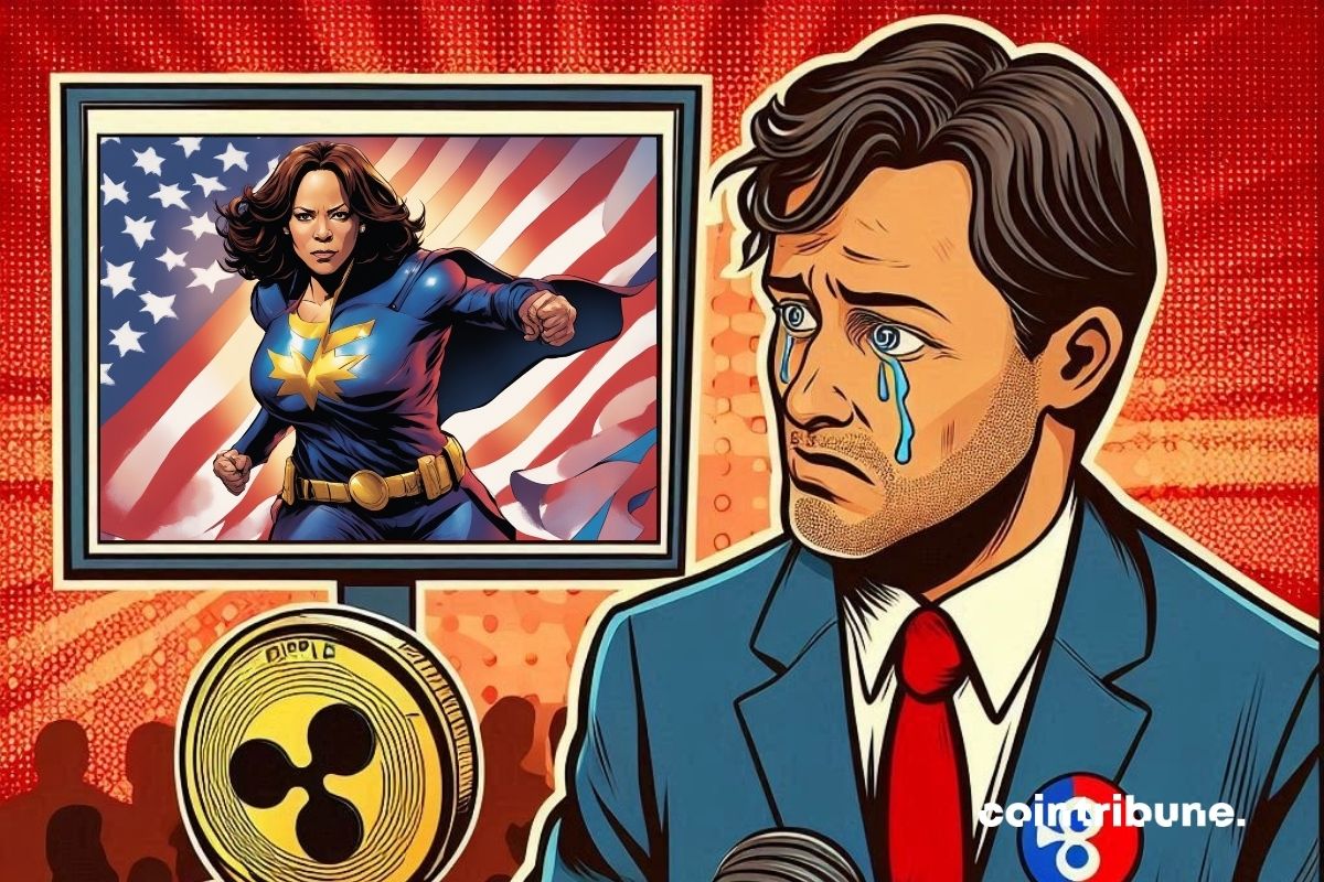 Crypto: Ripple CEO officially supports Kamala Harris!