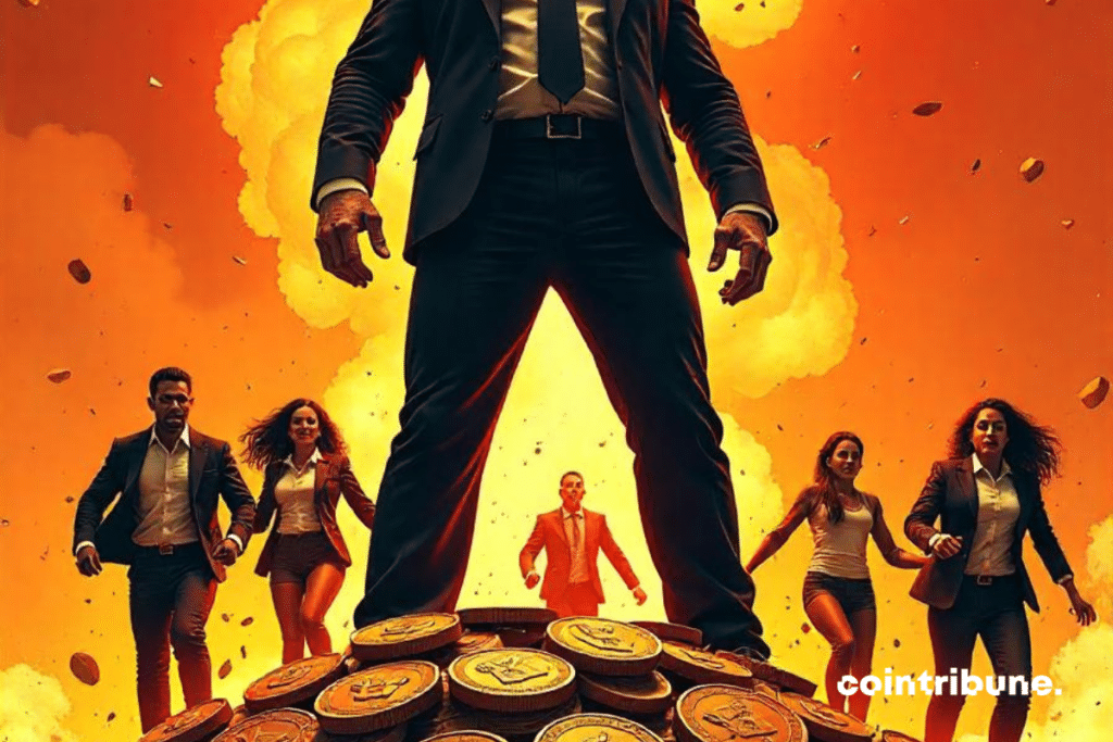 Andrew Tate crying over his crypto memes that fell