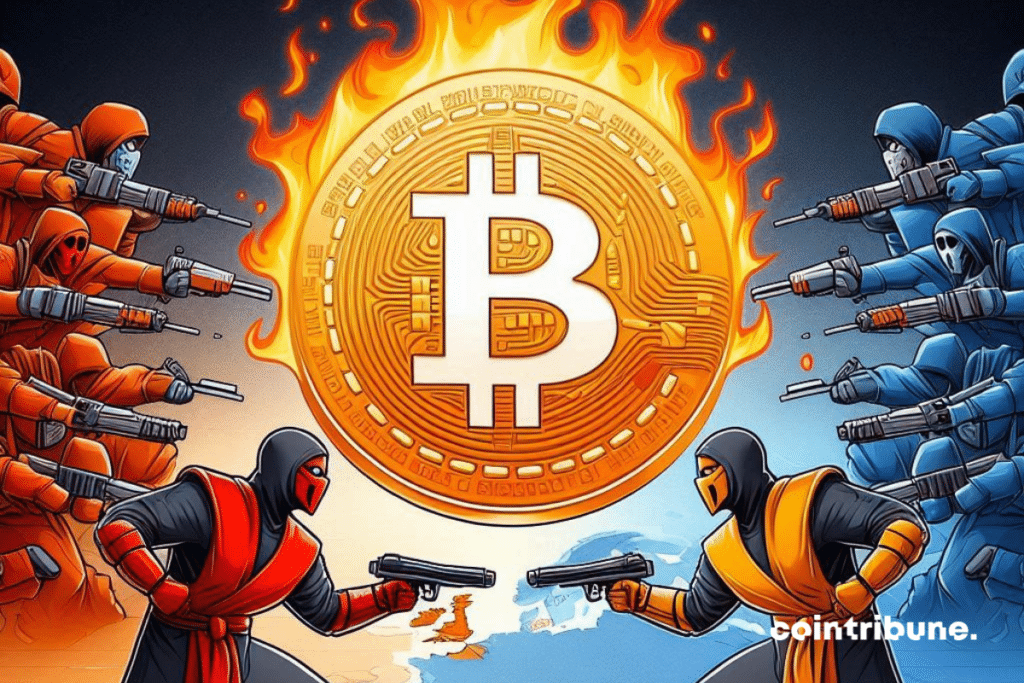 Ideological war around bitcoin