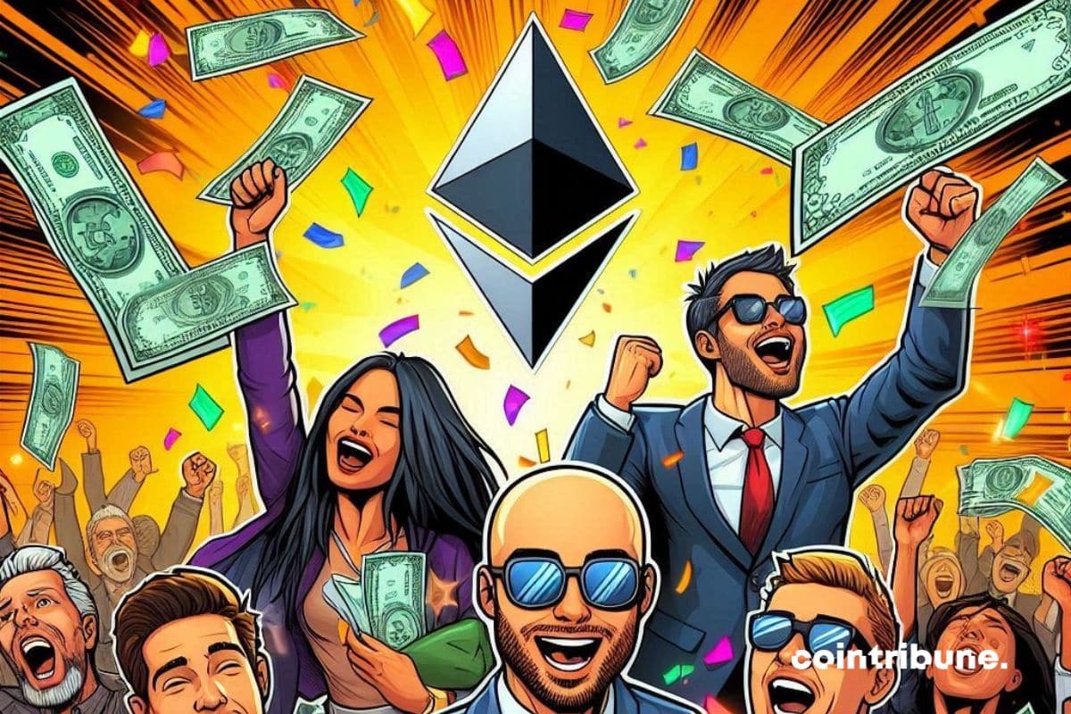 2.2 billion for Ethereum, an annual record driven by ETFs