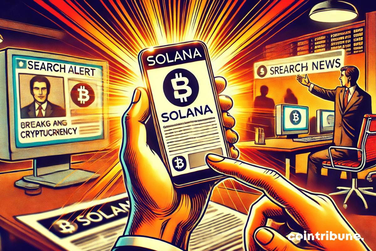 The TRUMP memecoin causes Google searches to jump on Solana and cryptos