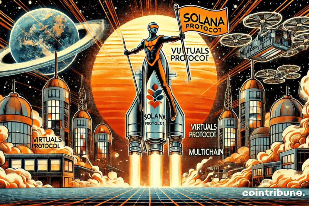 Solana rockets and Virtual Protocols character