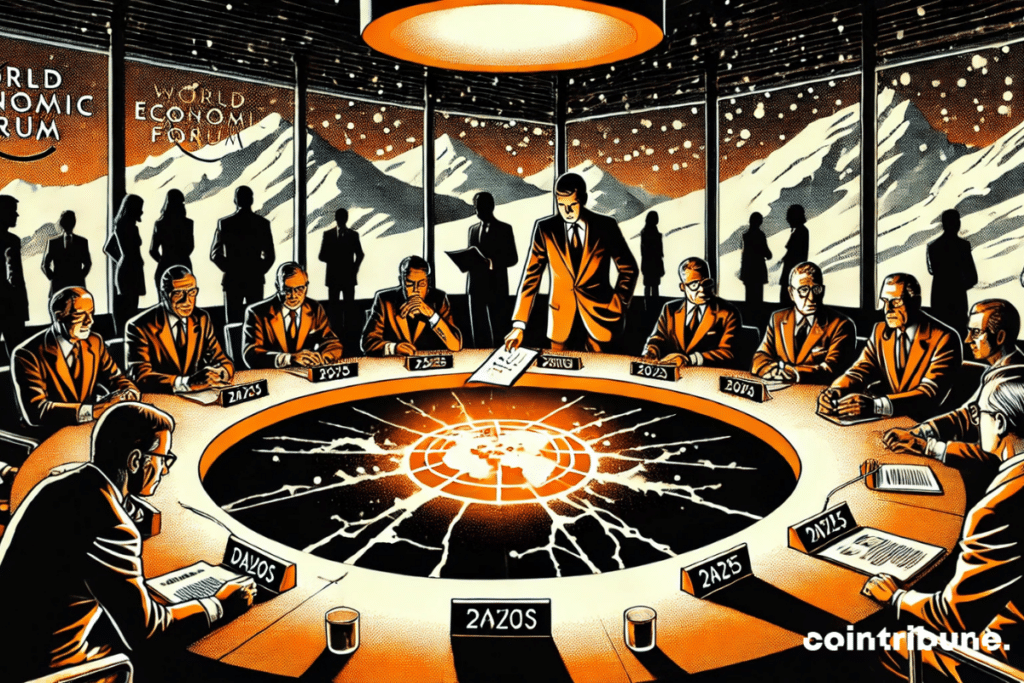 Politicians gathered in Davos