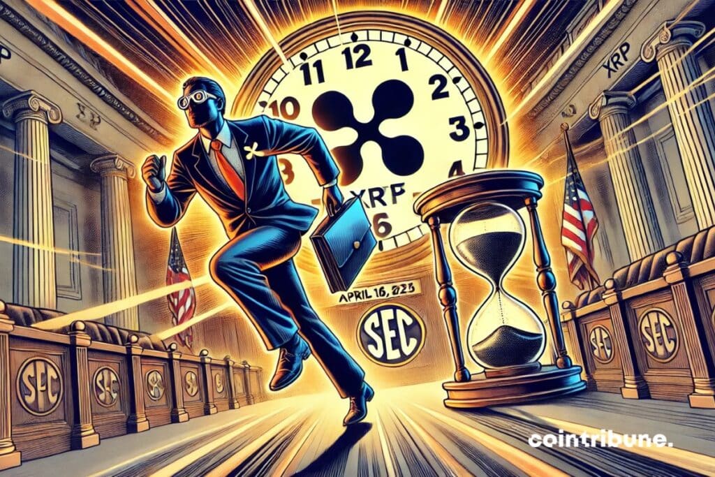 Ripple's lawyer who is rushing to find elements to defend against the SEC because the deadline of April 16, 2025 is approaching.