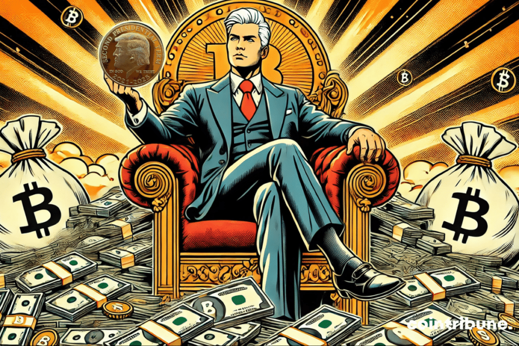 Trump sitting on a large memecoin fortune