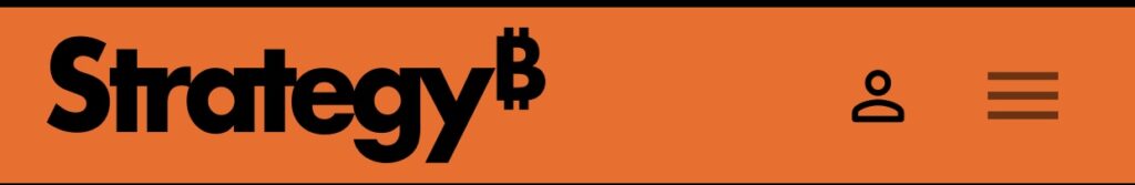 In addition to the change of name in stratgy, the company has also adopted the symbolic orange color of Bitcoin, as well as the logo of the Crypto asset.