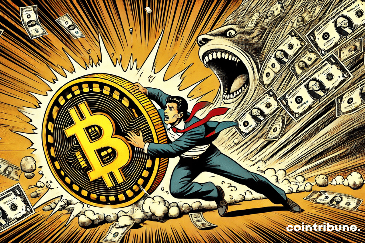 The lower signals accumulate on the bitcoin