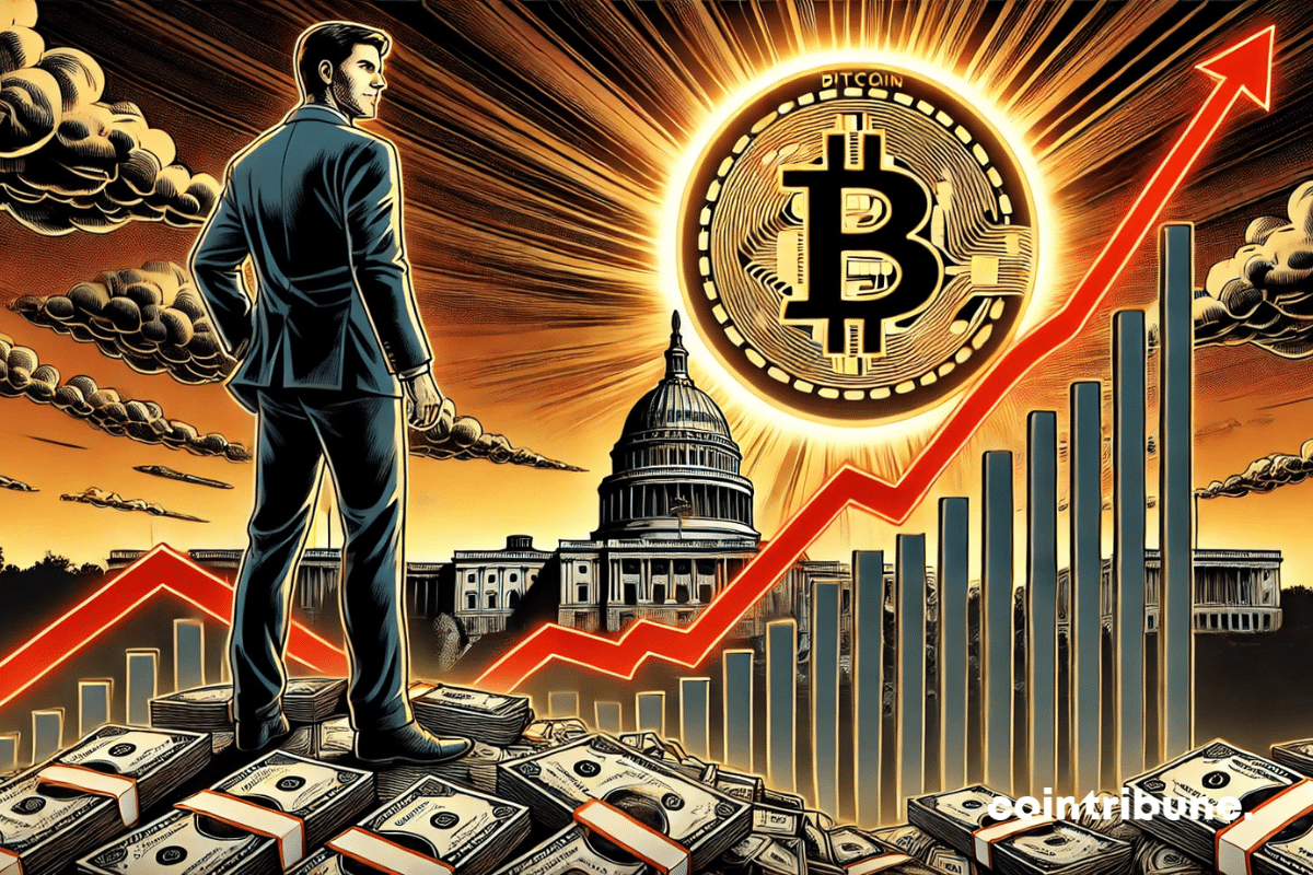 Vaneck imagines a scenario where bitcoin saves the US economy