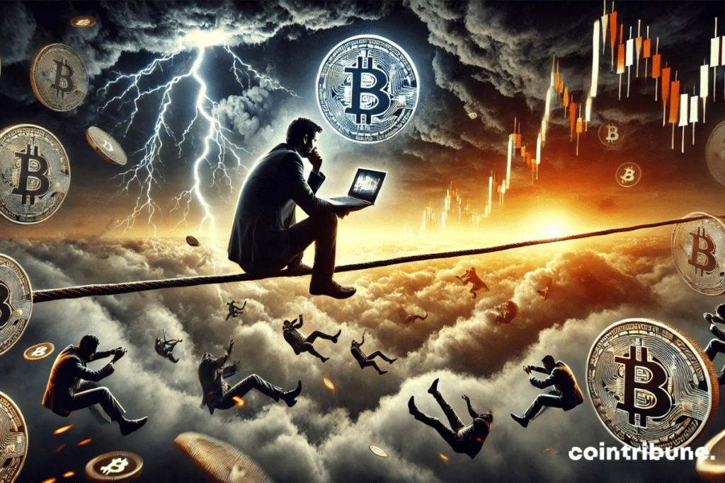 Trader suspended from a thread while others fell into a vacuum