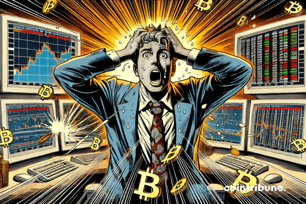 Panic trader following macroeconomic data