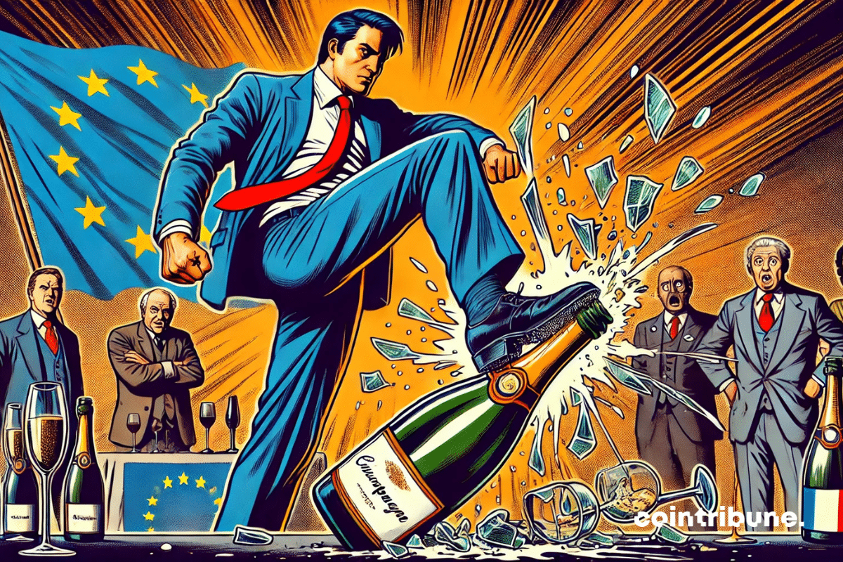 Trump is attacking European wines and champagnes with a record tax!