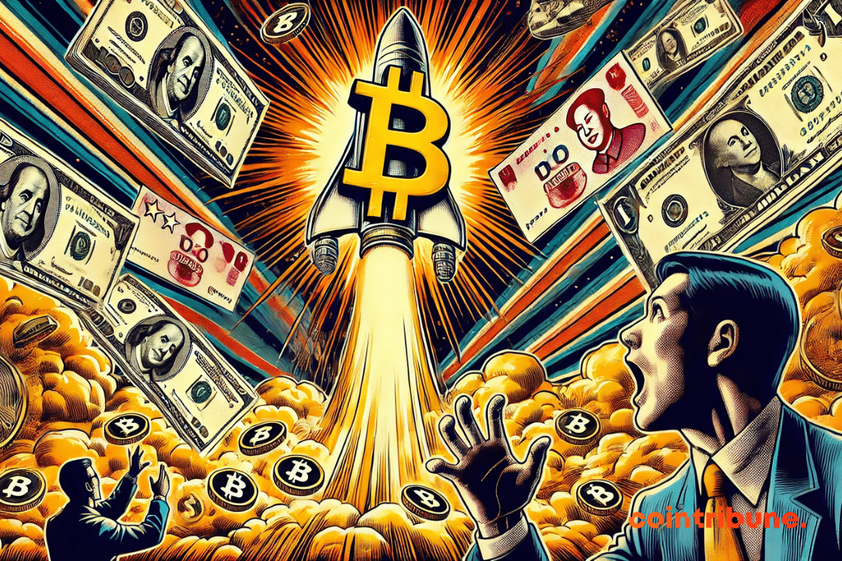 Bitcoin takes advantage of the return of monetary creation