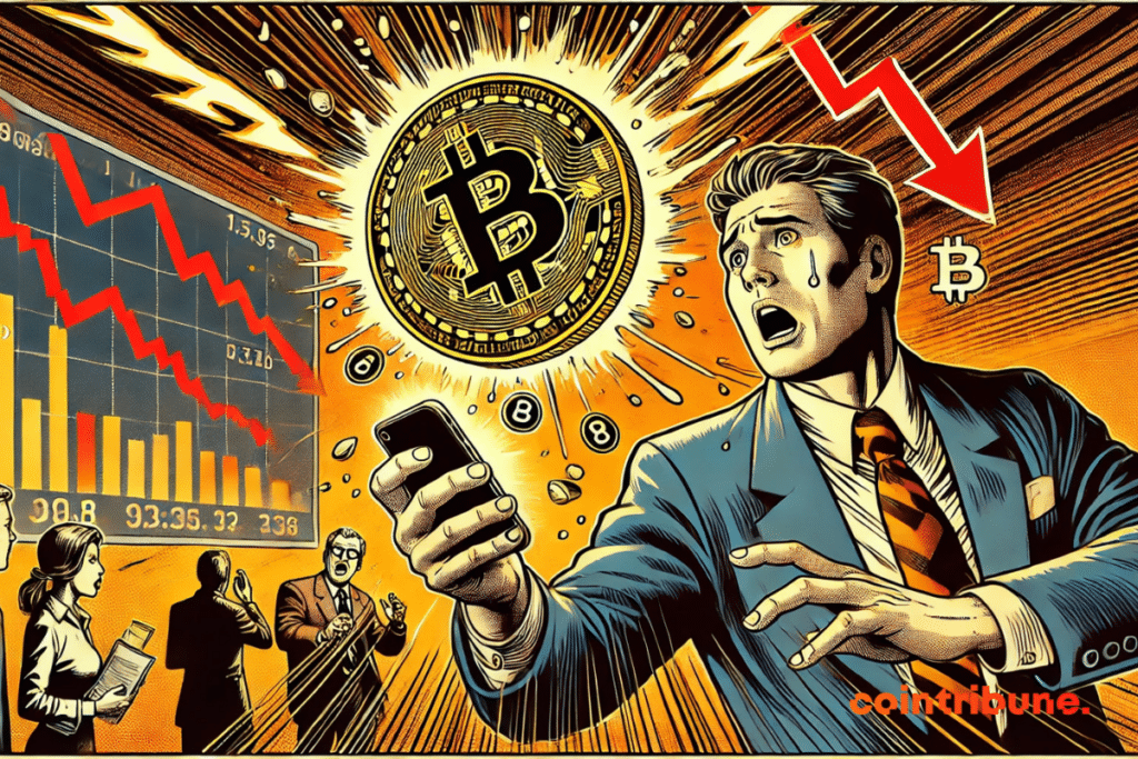 The dramatic fall in Bitcoin at $ 72,000.