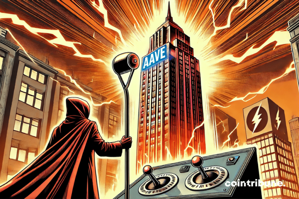 Druid guiding his magic stick to the Aave tower