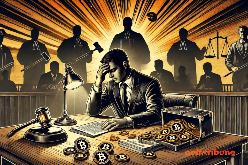 A president cornered by justice with crypto documents