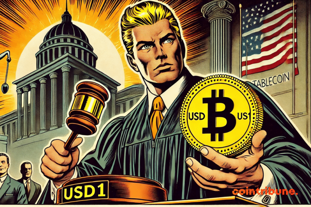 Caricature of a sharp judge on the fate of the USD1 crypto