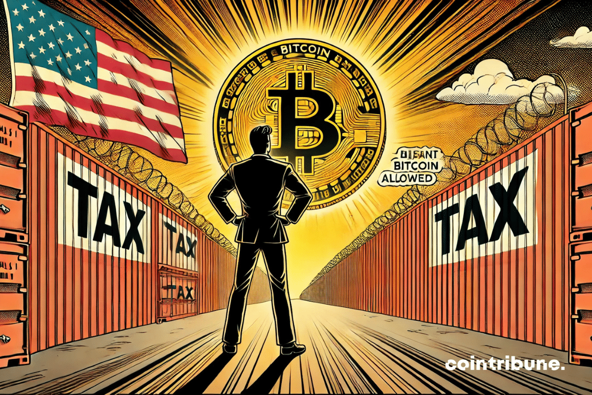 Why could Trump customs tariffs be beneficial for Bitcoin?