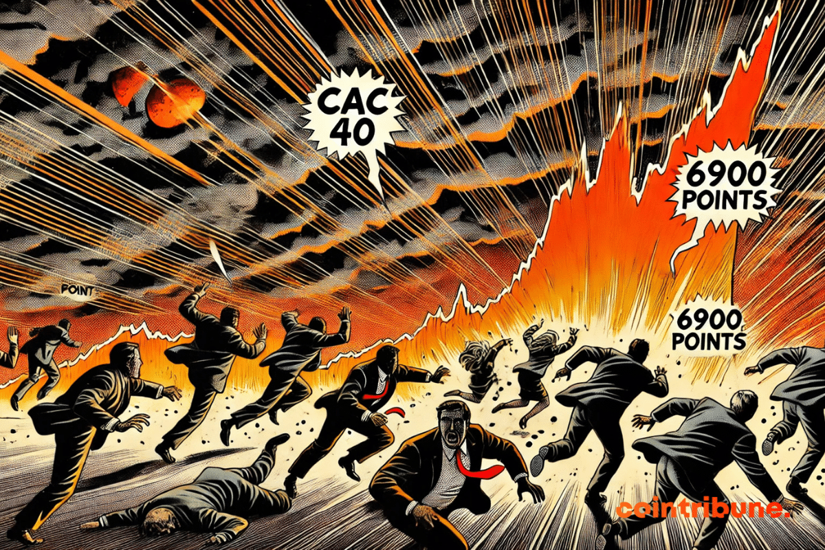 CAC 40 under 6,900 points: geopolitical tensions weigh heavily on the market