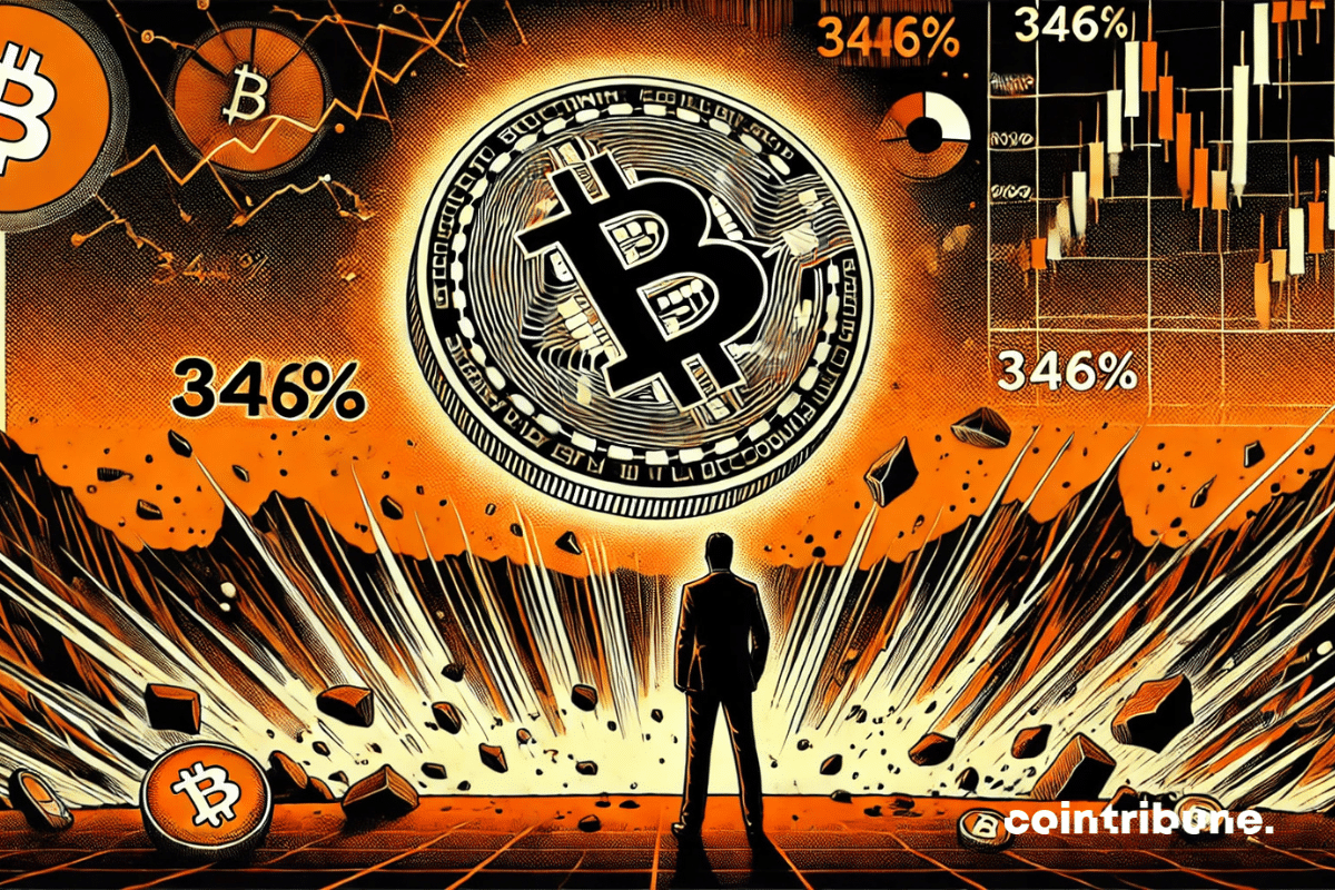 Bitcoin loses ground after an imbalance of 346 % in liquidations