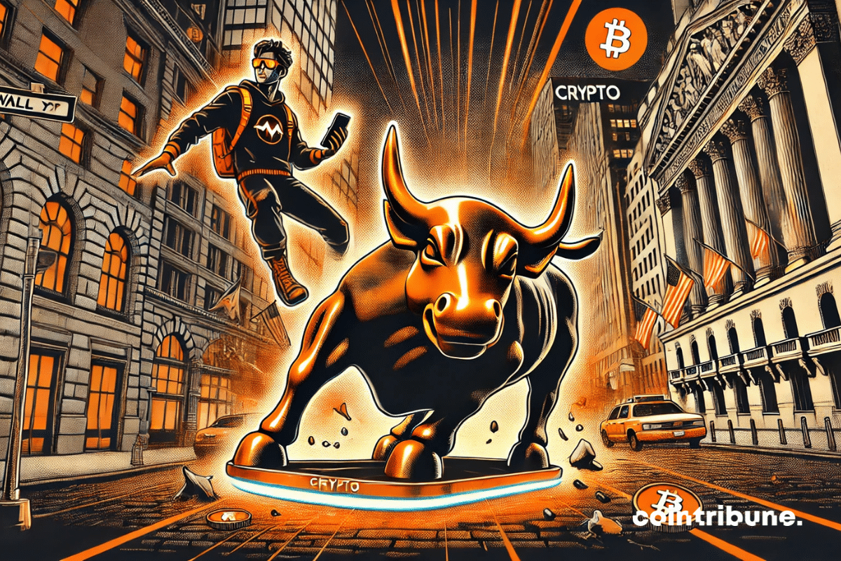 The crypto jumped $ 60 billion while Wall Street drops 1,500 billion in a day