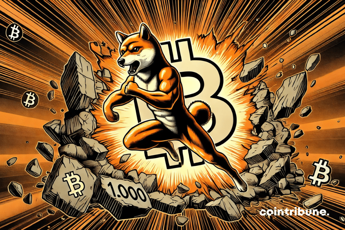 Shib tries to cross a major course while Bitcoin gets carried away