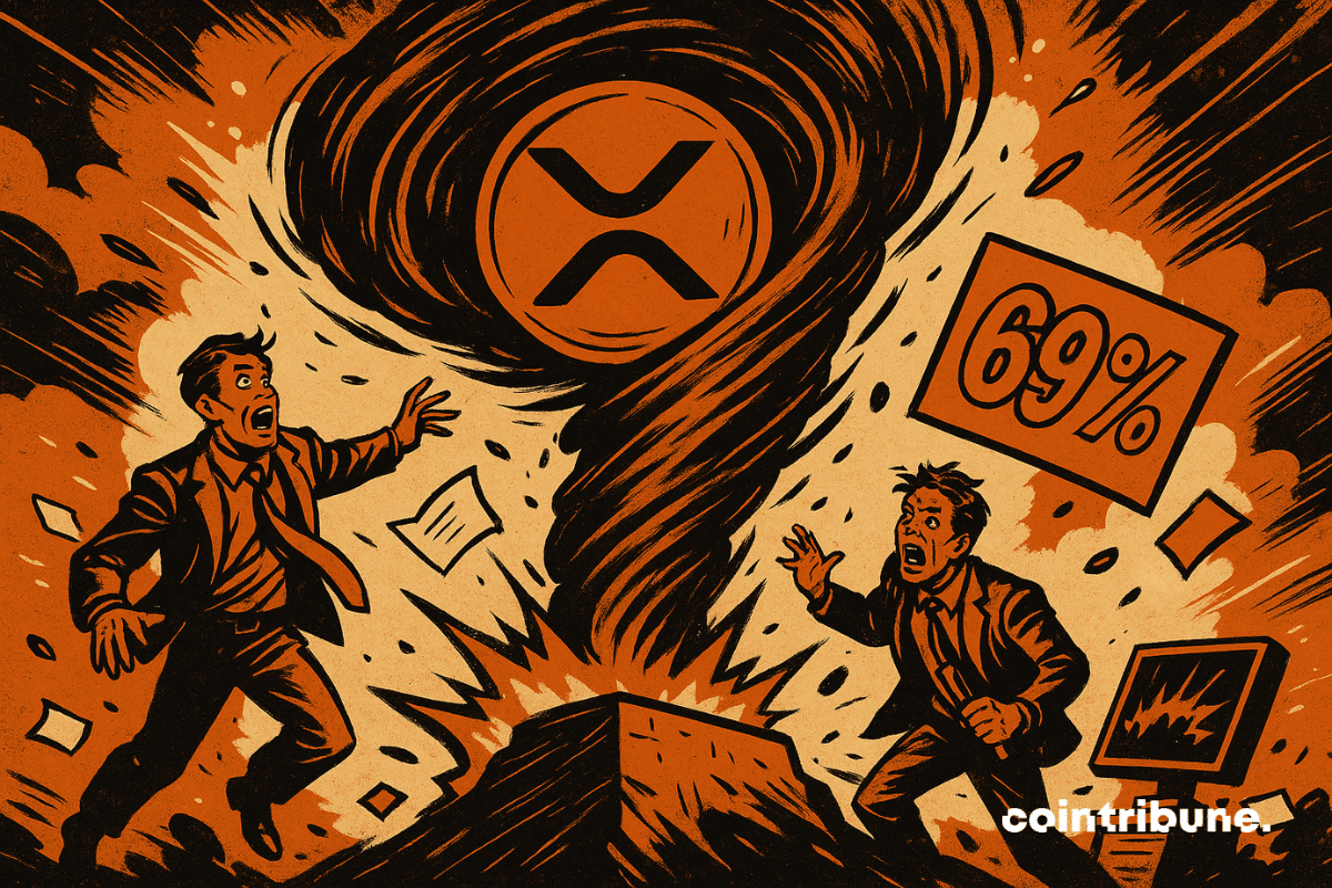 The XRP explodes a key resistance and creates an imbalance of 69 % in liquidations!