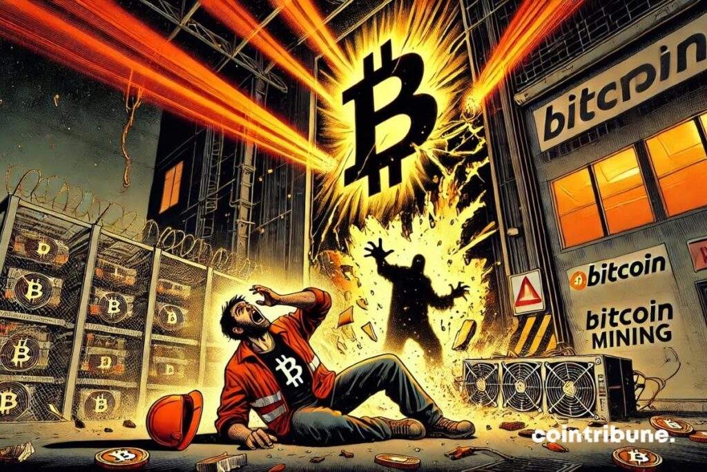 A bitcoin minor in difficulty in the United States