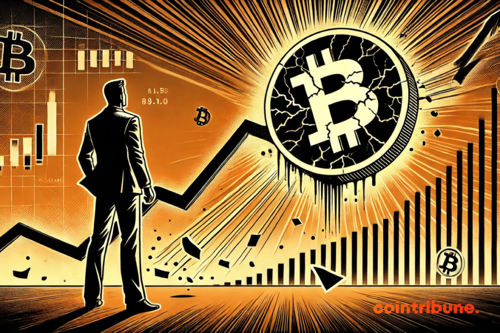 The brutal stop of the Crypto market, with a fall in Bitcoin, Ethereum, XRP, and Dogecoin.