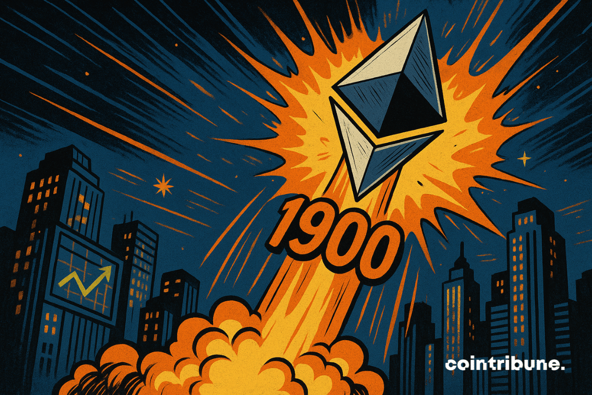 Crypto: Ethereum flies above the $ 1900!
